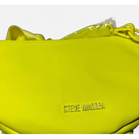 Steve Madden BLIVELY Neon Yellow Convertible Belt Shoulder Bag, Travel Vacay - Picture 4 of 7